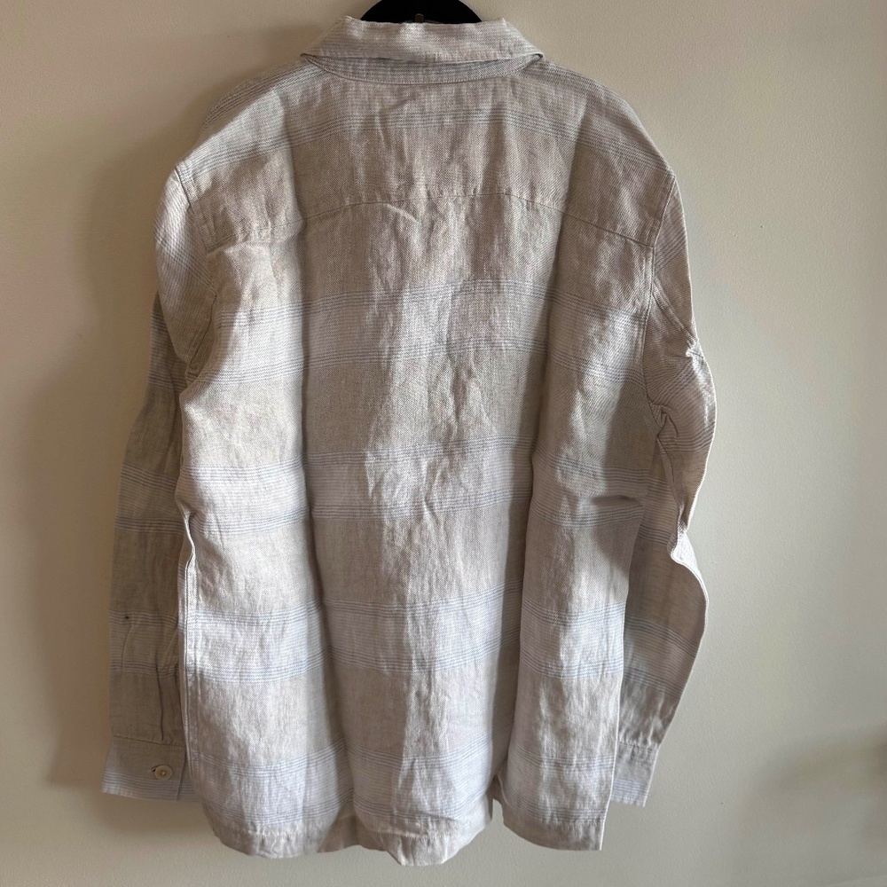 NWT Rails Kerouac Linen Shacket | Men’s Large | W… - image 4